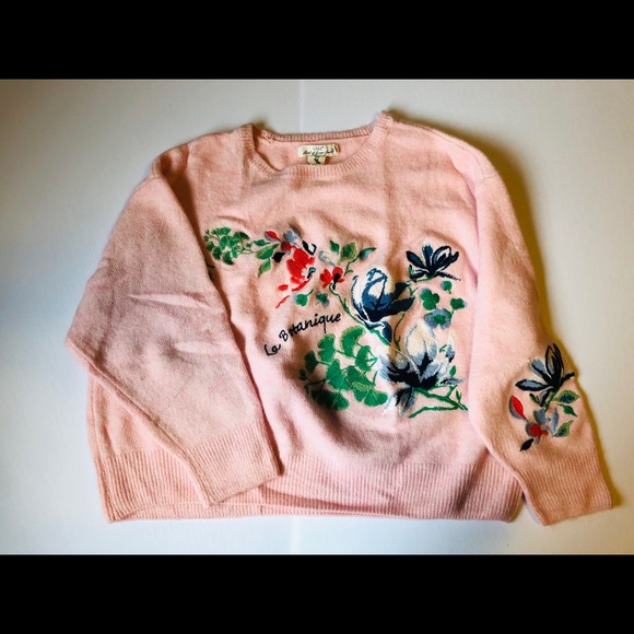 Lot of 2 H&M floral oversized Spring fluff sweater - Picture 4 of 6